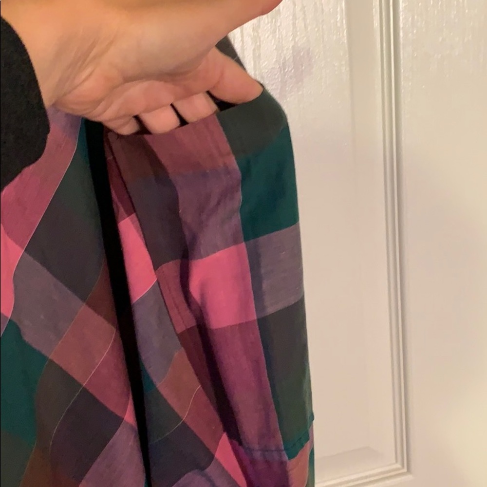 Vintage Plaid Summer Dress with Pockets - Picture 3 of 7